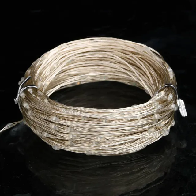 Guirlande lumineuse micro LED 40m 400 LED bleu 8 fonctions