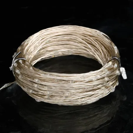 Guirlande lumineuse micro LED 40m 400 LED bleu 8 fonctions