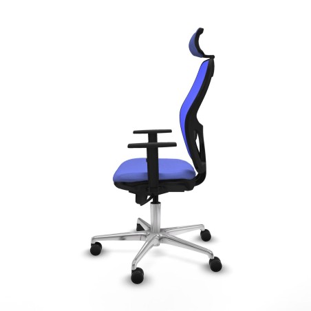 Office Chair with Headrest Piqueras y Crespo 1D086N2 Light Blue