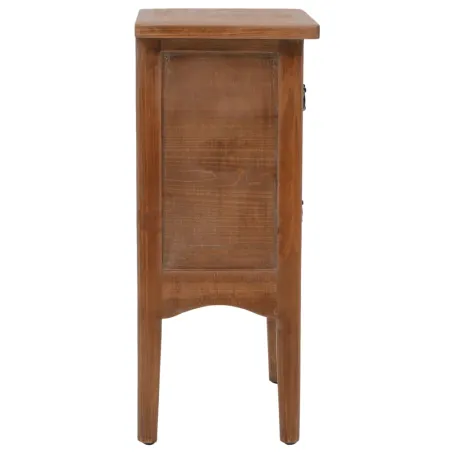Table de chevet Bois de sapin massif 40 x 29 x 68 cm Marron