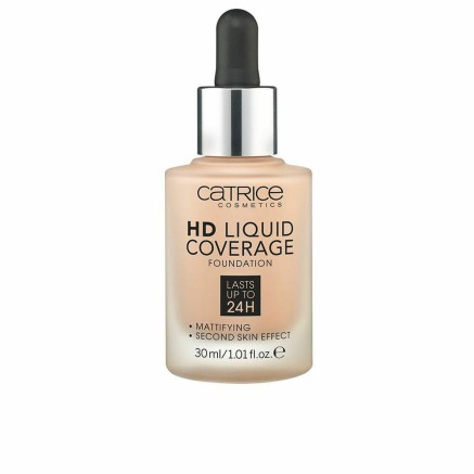 Base de Maquillaje Fluida Catrice HD Liquid Coverage Nº 020-rose beig
