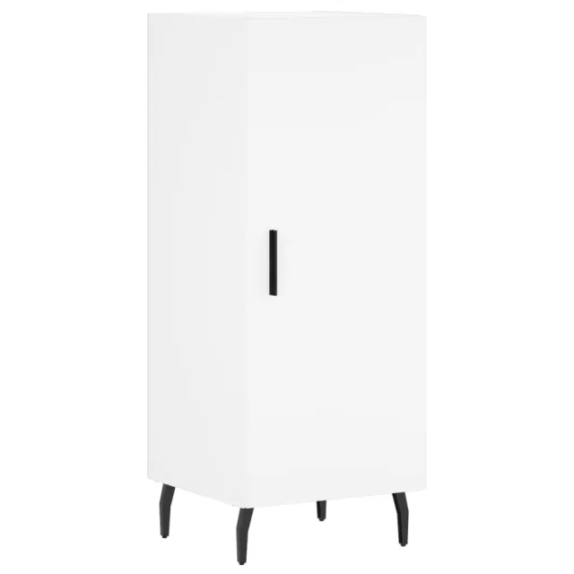 Buffet haut Blanc 34,5x34x180 cm Bois d'ingénierie