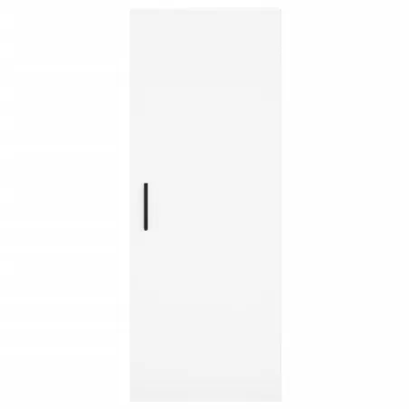 Buffet haut Blanc 34,5x34x180 cm Bois d'ingénierie