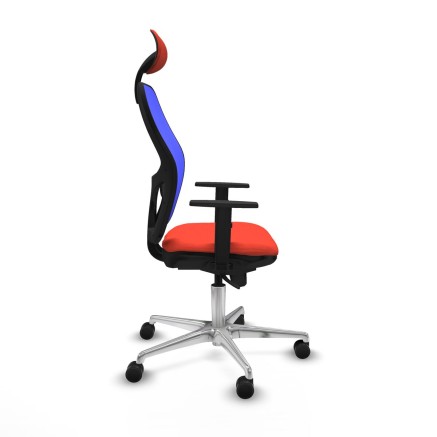 Office Chair with Headrest Jorquera Piqueras y Crespo 1D086N1 Dark Ora 2