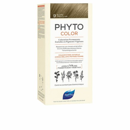 Tintura Permanente PHYTO PhytoColor 9-rubio muy claro Senza ammoniaca