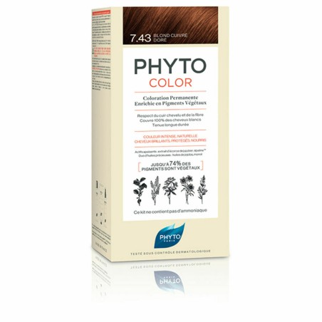 Dauerhafte Coloration Phyto Paris Phytocolor 7.43-rubio dorado cobrizo