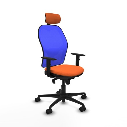 Bürostuhl mit Kopfstütze Piqueras y Crespo 1D036N2 Orange