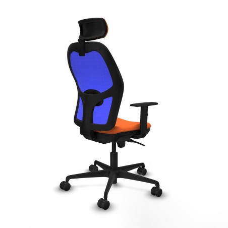 Sedia Ufficio con Poggiatesta Piqueras y Crespo 1D036N2 Arancio