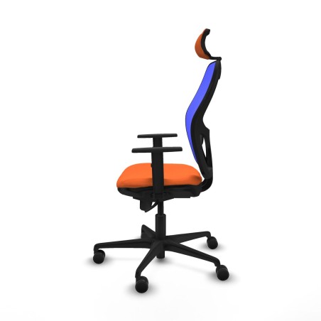 Sedia Ufficio con Poggiatesta Piqueras y Crespo 1D036N2 Arancio