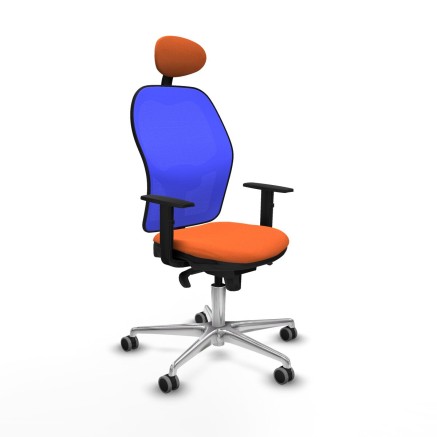 Bürostuhl mit Kopfstütze Jorquera Piqueras y Crespo 1D086G1 Orange