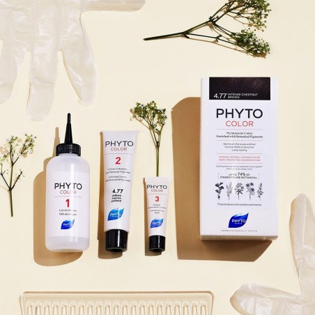 Coloration Permanente Phyto Paris Color 8.3-light golden blonde 3 Piè