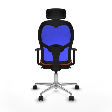 Chaise de Bureau avec Appui-tête Piqueras y Crespo 1D086N2 Orange