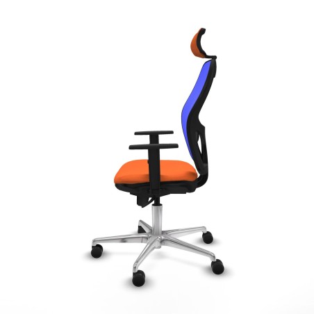 Sedia Ufficio con Poggiatesta Piqueras y Crespo 1D086N2 Arancio