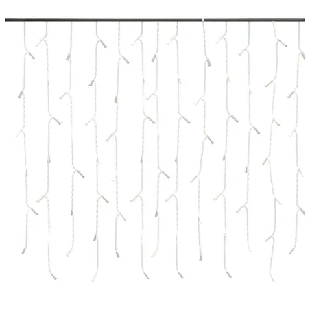 Rideau lumineux à glaçons LED 10m 400LED Blanc chaud 8fonctions