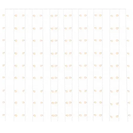 Rideaux lumineux à LED 3x3 m 300 LED Blanc chaud 8 fonctions
