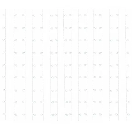 Rideaux lumineux à LED 3x3 m 300 LED Blanc froid 8 fonctions