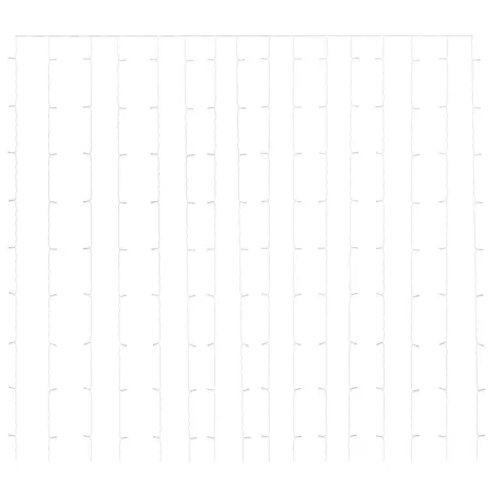 Rideaux lumineux à LED 3x3 m 300 LED Bleu 8 fonctions