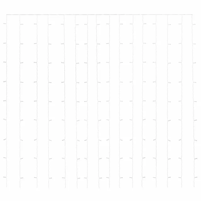 Rideaux lumineux à LED 3x3 m 300 LED Multicolore 8 fonctions