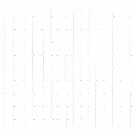 Rideaux lumineux à LED 3x3 m 300 LED Multicolore 8 fonctions