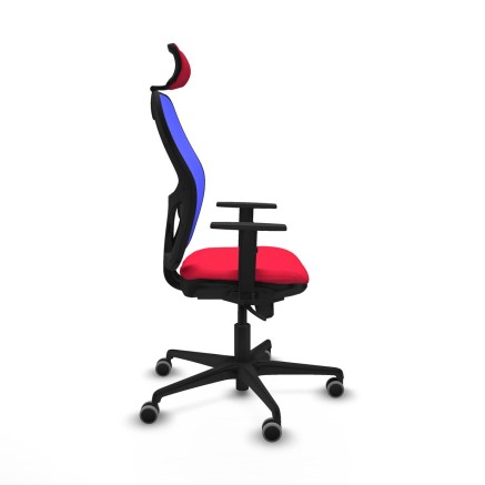 Sedia Ufficio con Poggiatesta Piqueras y Crespo 1D036G2 Rosso 2