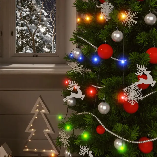 Lampes solaires 5 pcs 5x200 LED Multicolore Intérieur Extérieur