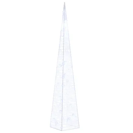 Cône lumineux décoratif à LED Acrylique Bleu 60 cm 2