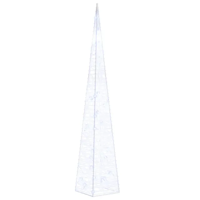 Cône lumineux décoratif à LED Acrylique Bleu 60 cm