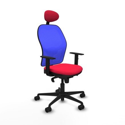 Bürostuhl mit Kopfstütze Jorquera Piqueras y Crespo 1D036N1 Rot