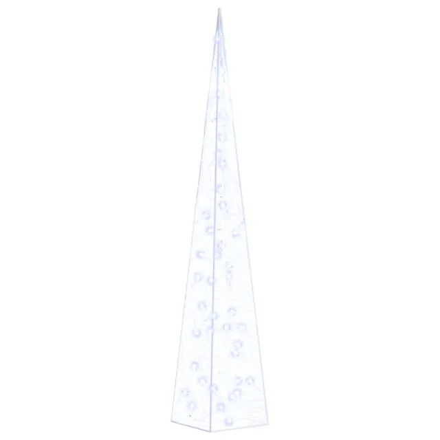 Cône lumineux décoratif à LED Acrylique Bleu 90 cm