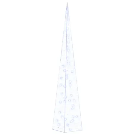 Cône lumineux décoratif à LED Acrylique Bleu 90 cm