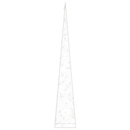 Cône lumineux décoratif à LED Acrylique Bleu 90 cm