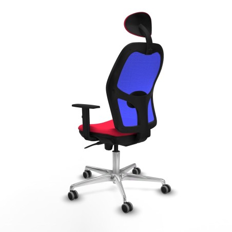 Sedia Ufficio con Poggiatesta Jorquera Piqueras y Crespo 1D086G1 Rosso