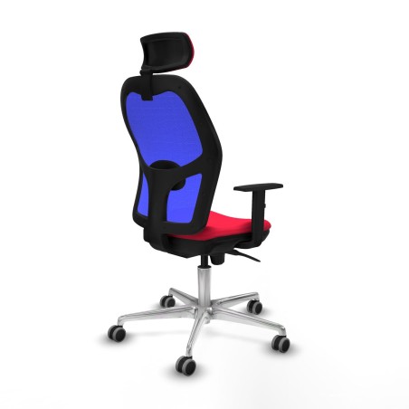 Sedia Ufficio con Poggiatesta Piqueras y Crespo 1D086G2 Rosso