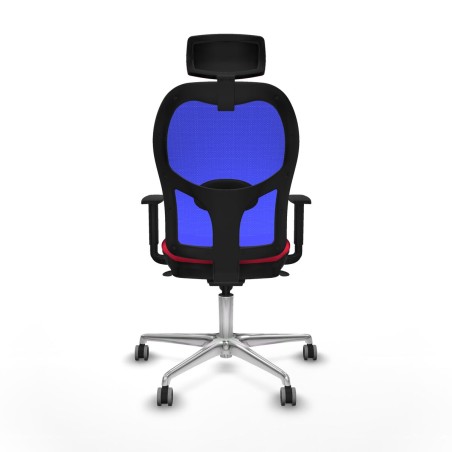 Sedia Ufficio con Poggiatesta Piqueras y Crespo 1D086G2 Rosso