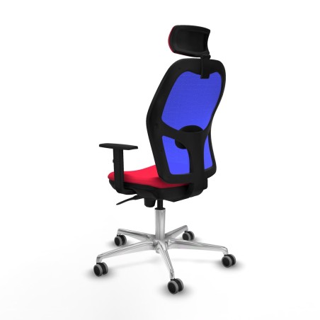 Sedia Ufficio con Poggiatesta Piqueras y Crespo 1D086G2 Rosso