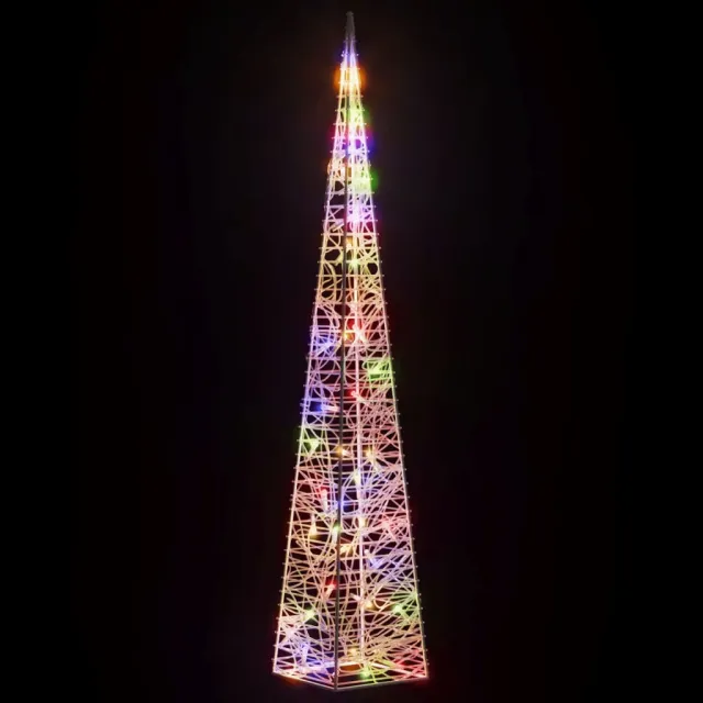 Cône lumineux décoratif à LED Acrylique Multicolore 90 cm