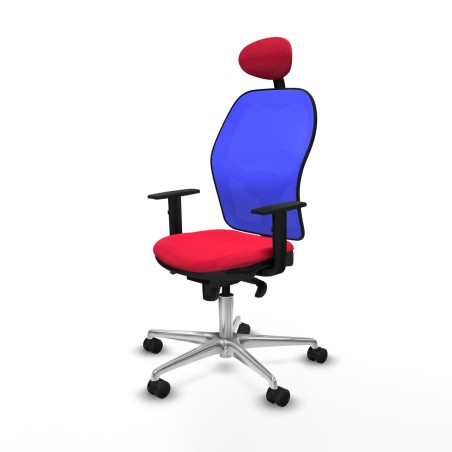 Sedia Ufficio con Poggiatesta Jorquera Piqueras y Crespo 1D086N1 Rosso