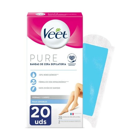 Ontharingspads Lichaam Veet Gevoelige huid 20 Stuks