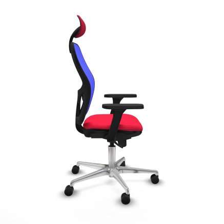 Sedia da Ufficio Piqueras y Crespo 3D086N1 Rosso 2