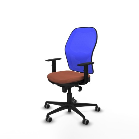Office Chair Piqueras y Crespo 1D036G0 Blue Brown