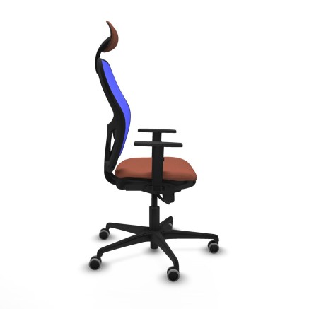 Office Chair with Headrest Jorquera Piqueras y Crespo 1D036G1 Blue Bro 2