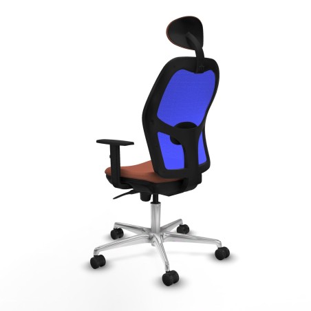 Bürostuhl mit Kopfstütze Jorquera Piqueras y Crespo 1D086N1 Blau Bra