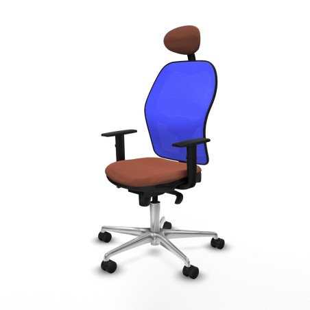 Bürostuhl mit Kopfstütze Jorquera Piqueras y Crespo 1D086N1 Blau Bra