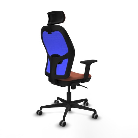 Chaise de Bureau Piqueras y Crespo 2D036G2 Bleu Marron