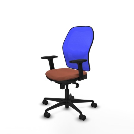 Sedia da Ufficio Piqueras y Crespo 2D036N0 Azzurro Marrone