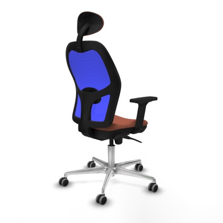 Sedia da Ufficio Piqueras y Crespo 2D086G1 Azzurro Marrone
