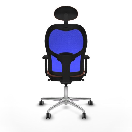 Sedia da Ufficio Piqueras y Crespo 2D086G1 Azzurro Marrone
