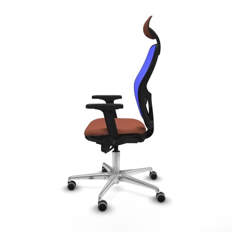 Sedia da Ufficio Piqueras y Crespo 2D086G1 Azzurro Marrone
