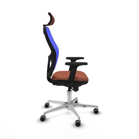Sedia da Ufficio Piqueras y Crespo 2D086G2 Azzurro Marrone