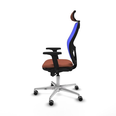 Sedia da Ufficio Piqueras y Crespo 2D086G2 Azzurro Marrone